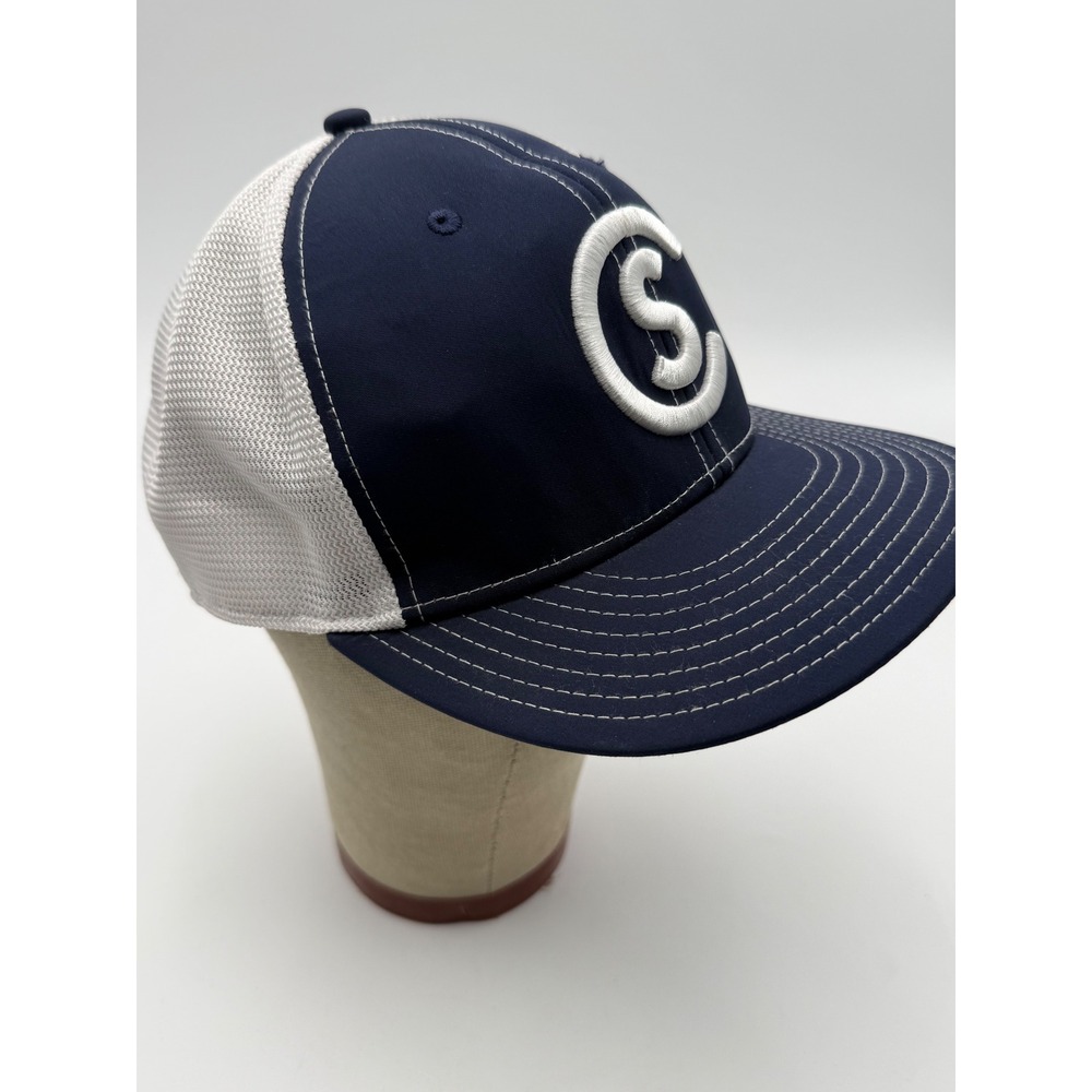 The Game Trucker Hat Mens OSFA Navy Blue Good Cole Swindell CS Snapback Cap